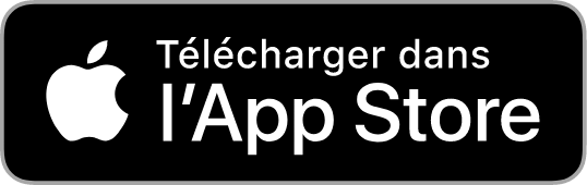 Disponible sur App store